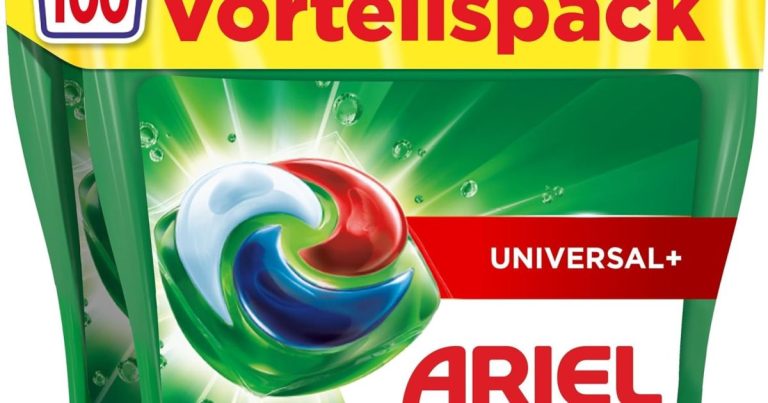 Ariel Waschmittel Pods All-in-1 Test (2026): 100 Ladungen Universal+
