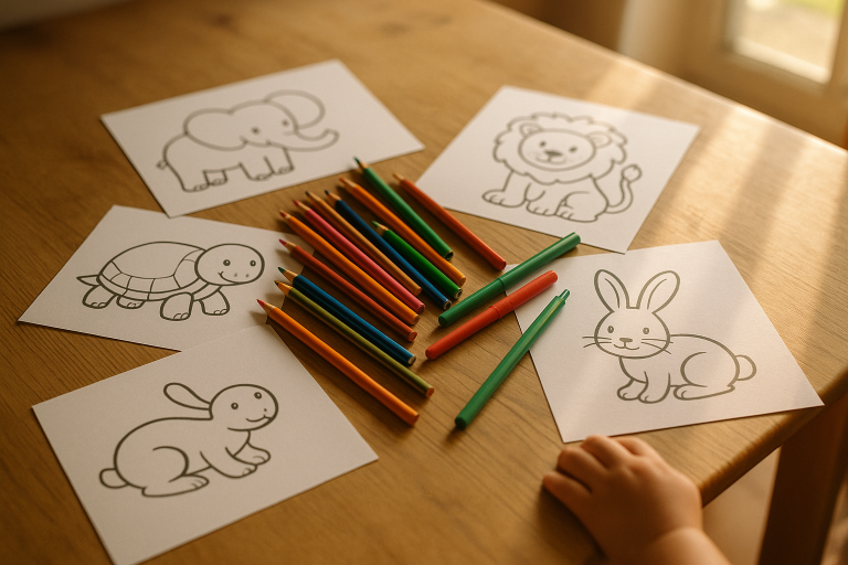 Ausmalbilder ausdrucken: Papier, Kosten und Fallen